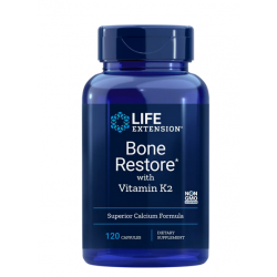Bone Restore with Vitamin K2 Life Extension (120 kapsułek)